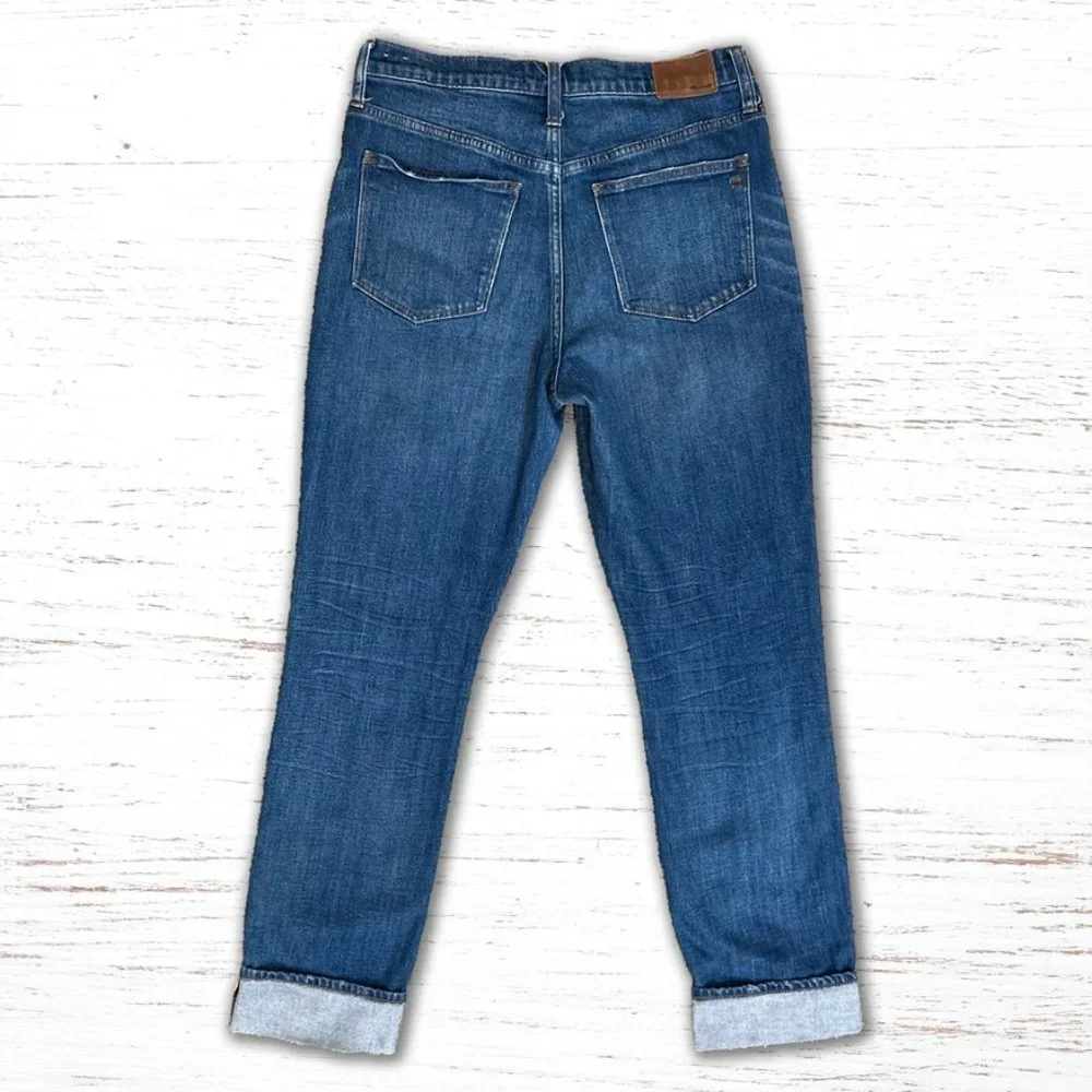MADEWELL The High Rise Slim Boyjean Cuffed in Size 28 - SOLD OUT on their site! - Picture 7 of 10